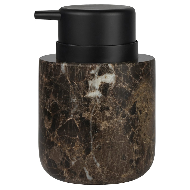 Marble Soap Dispenser Låg, Brown