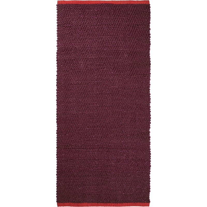 Notes Rug 70x150 cm, Wine