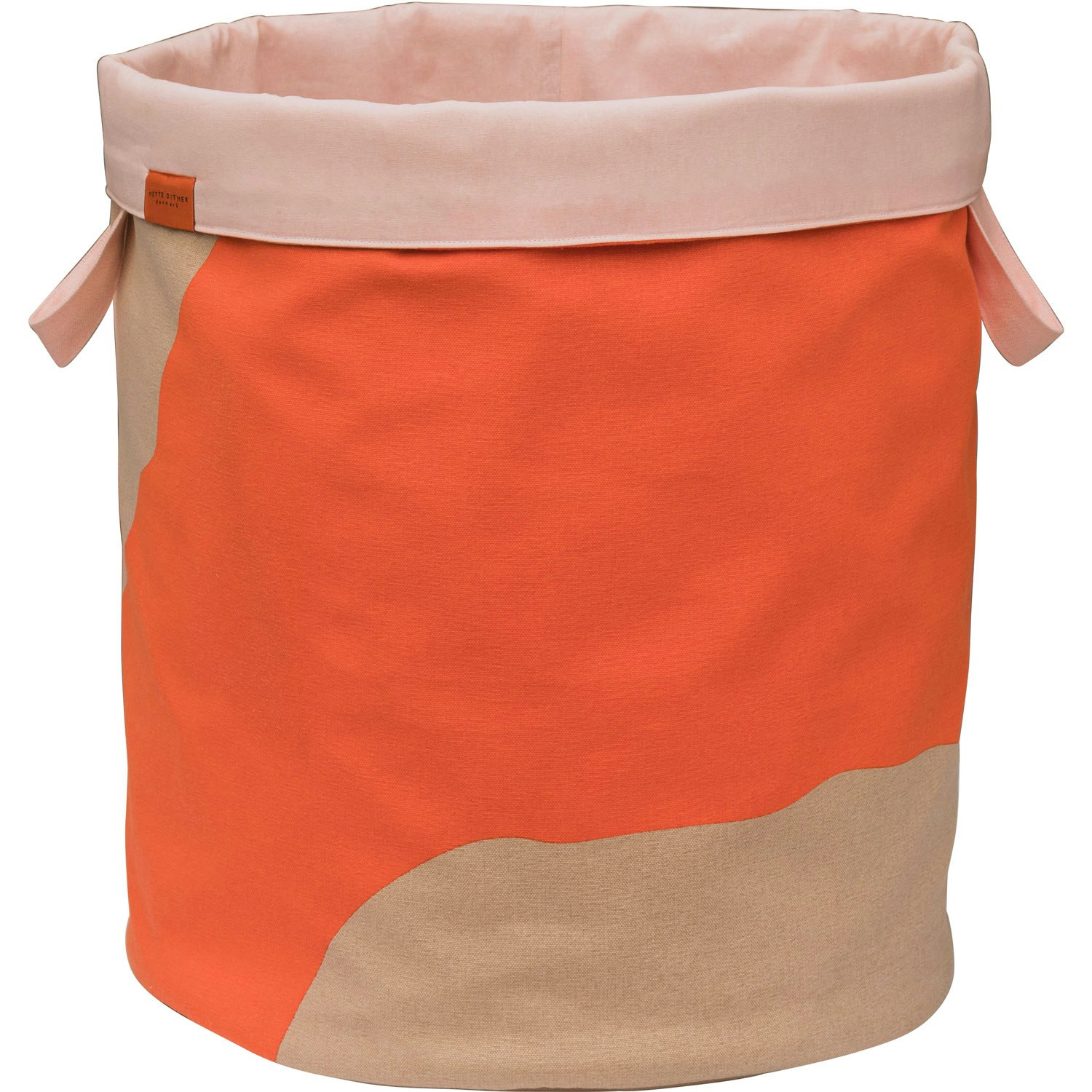 NOVA ARTE Laundry Basket, Orange/Latte from Mette Ditmer | RoyalDesign