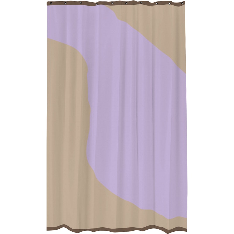 NOVA ARTE Shower Curtain 150x200 cm, Sand / Syreen