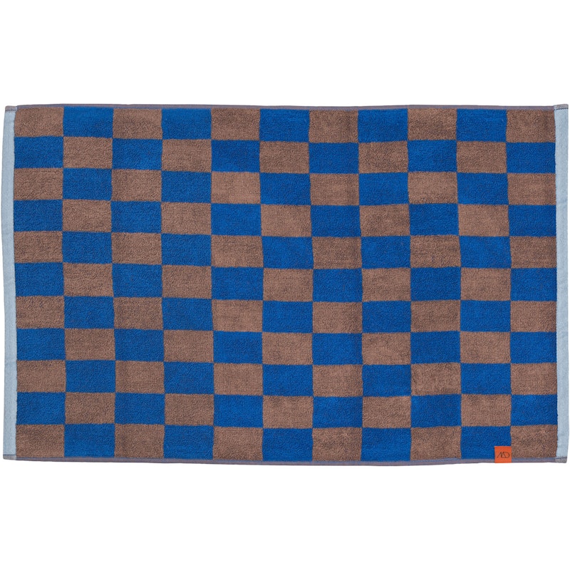 Retro Bath Mat 50x80 cm, Cobalt-blue