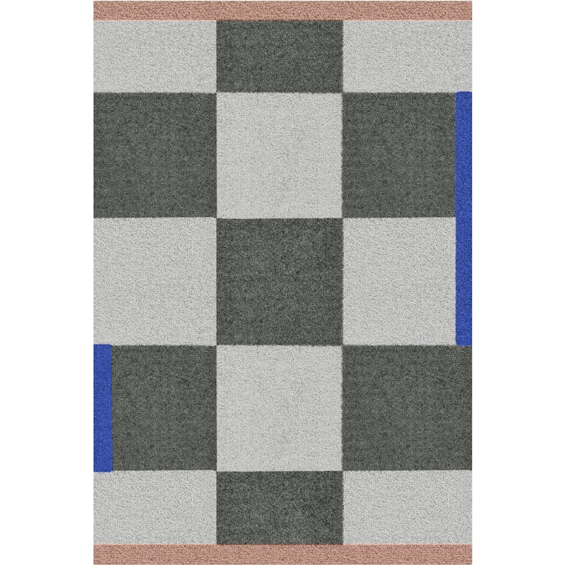 Square Plastic Rug 55x80 cm, Olive Green