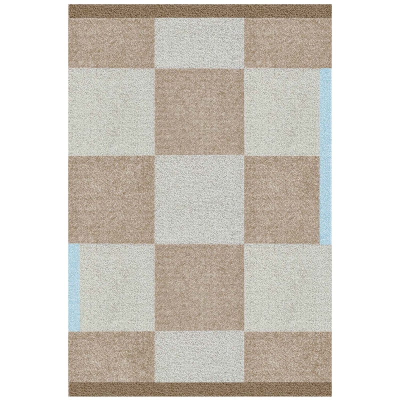 SQUARE Rug 55x80 cm, Camel