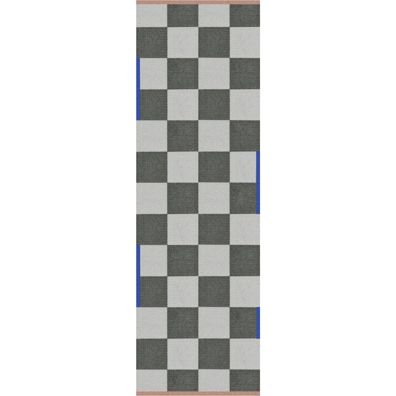 Square Plastic Rug 77x240 cm, Olive Green