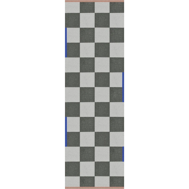 Square Plastic Rug 77x240 cm, Olive Green