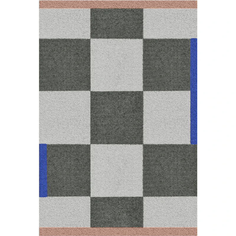 Square Plastic Rug 55x80 cm, Olive Green