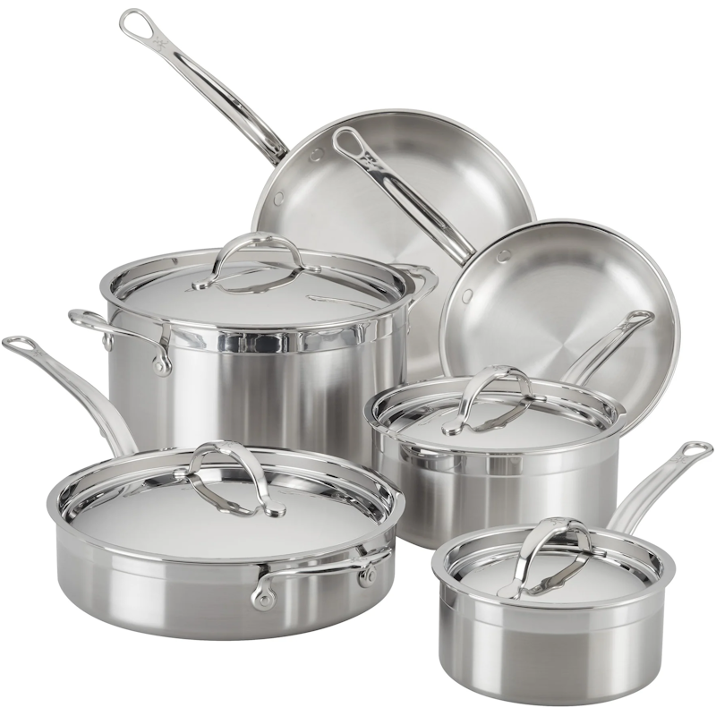 Hestan Probond Cookware Set Stainless Steel