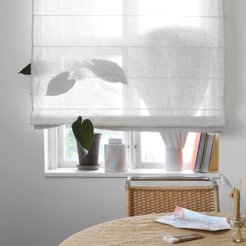 Ellie Roman Blind 100x220 cm, White