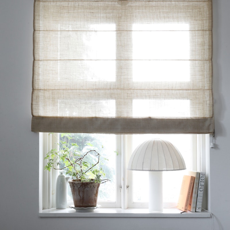 Ellie Roman Blind 100x220 cm, Straw Yellow