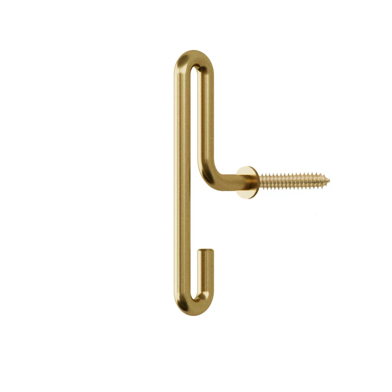 Wall Hooks Small 2-pack, Matte Gold from MOEBE | RoyalDesign
