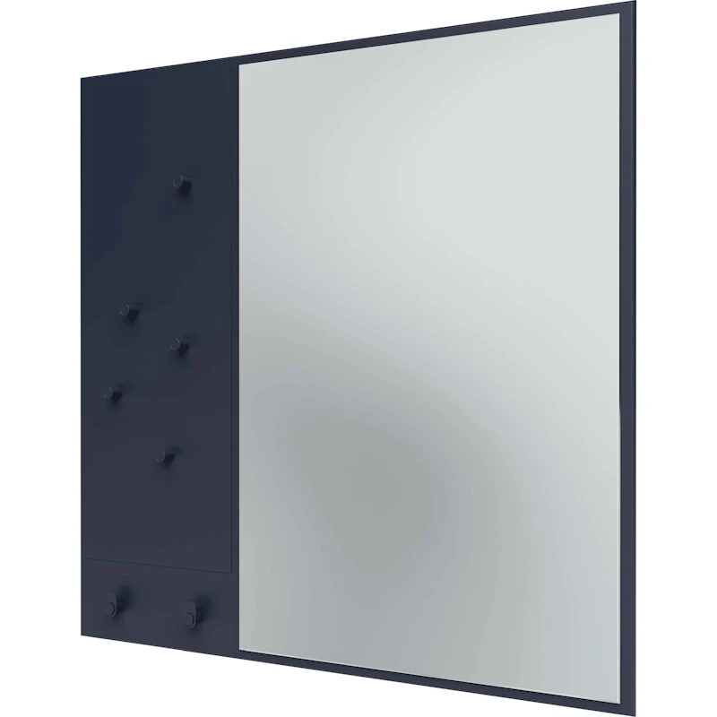 Memo Wall Mirror With Notice Board, Shadow
