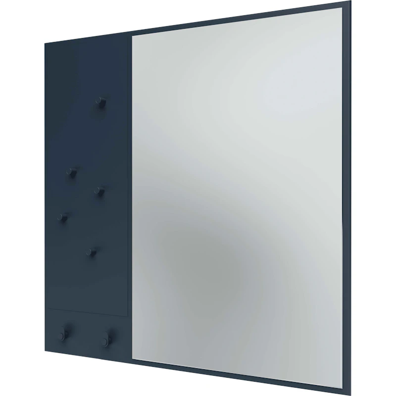Memo Wall Mirror With Notice Board, Juniper