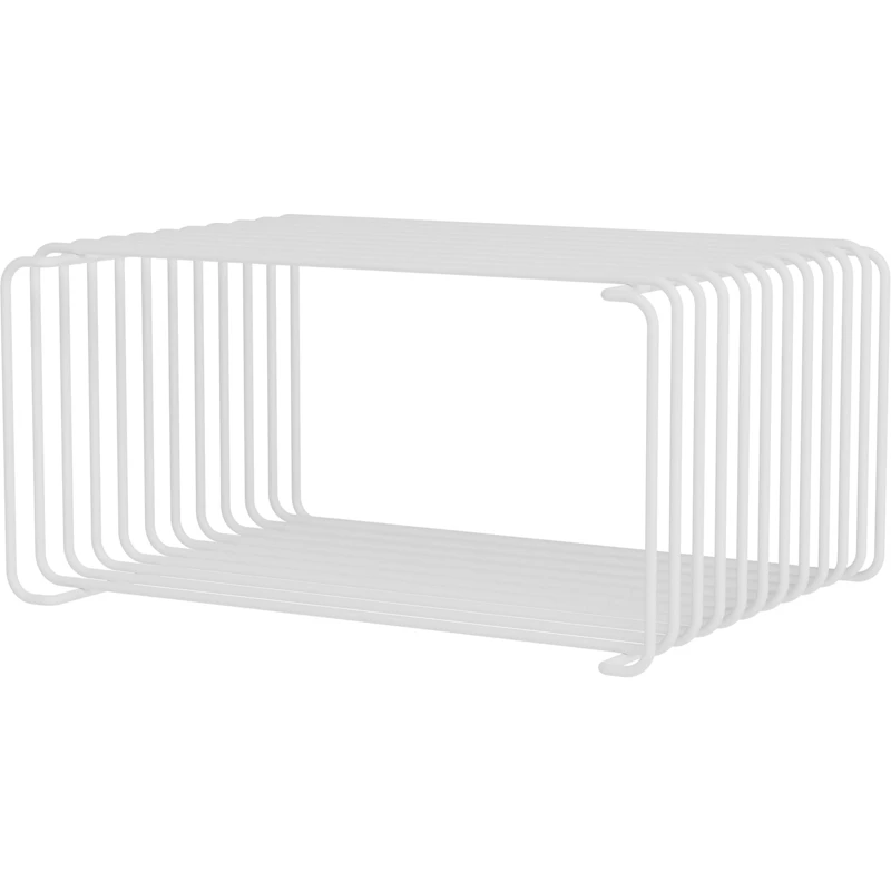 Panton Wire Half Height Shelf 25,7 cm, Snow