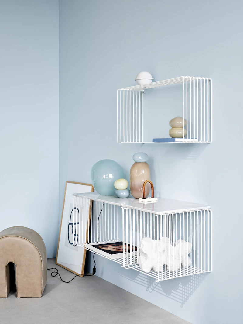 ★正規品　Montana Panton Wire Shelf Panton Wire Shelf 34 cm, Snow from Montana | RoyalDesign