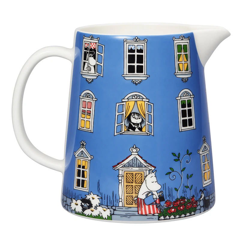 Moomin Pitcher 1L Moominhouse from Moomin Arabia | RoyalDesign