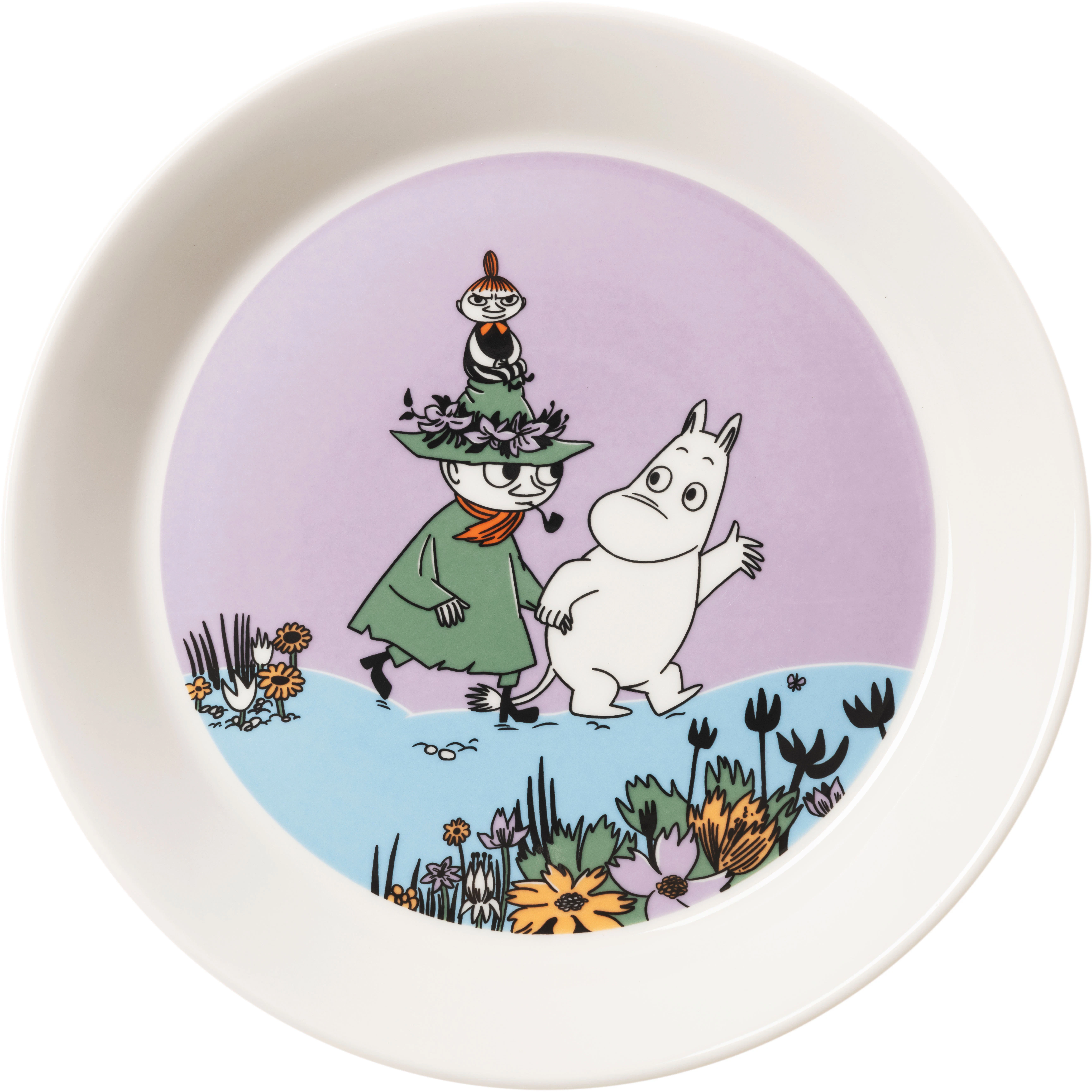 Moomin Plate Friends Forever 19 cm from Moomin Arabia | RoyalDesign