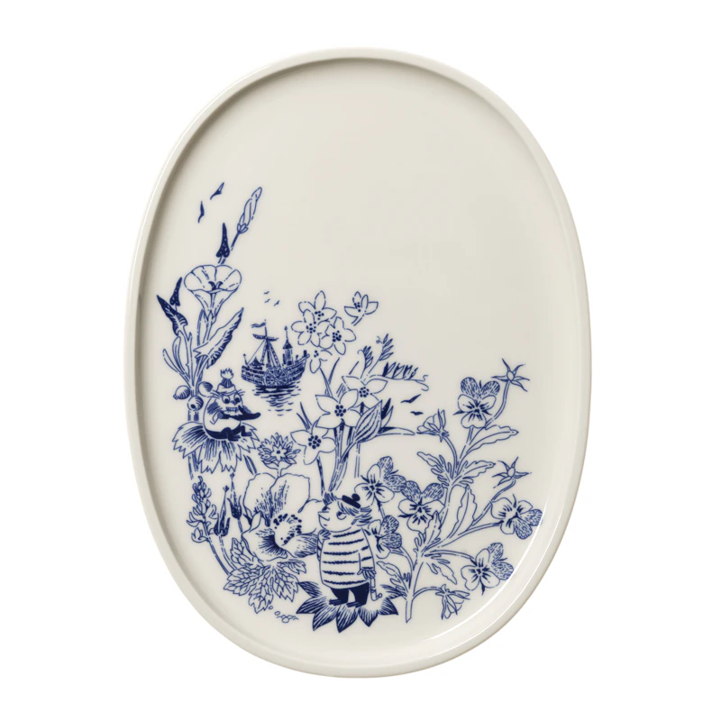 Moomin Serving Plate 17 cm Haru Too-ticky