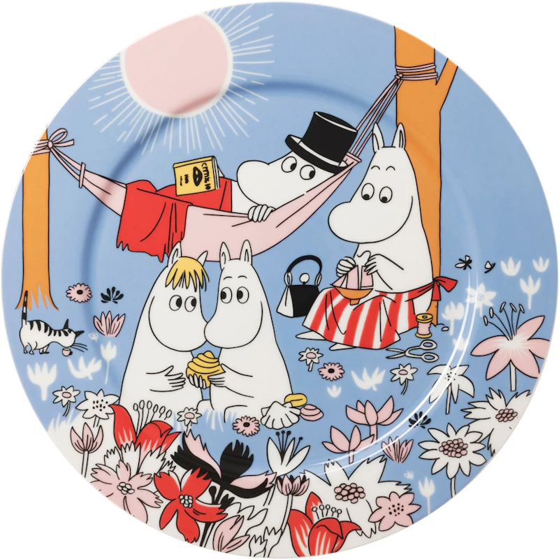 Moomin Serving Plate Family Time 30 cm