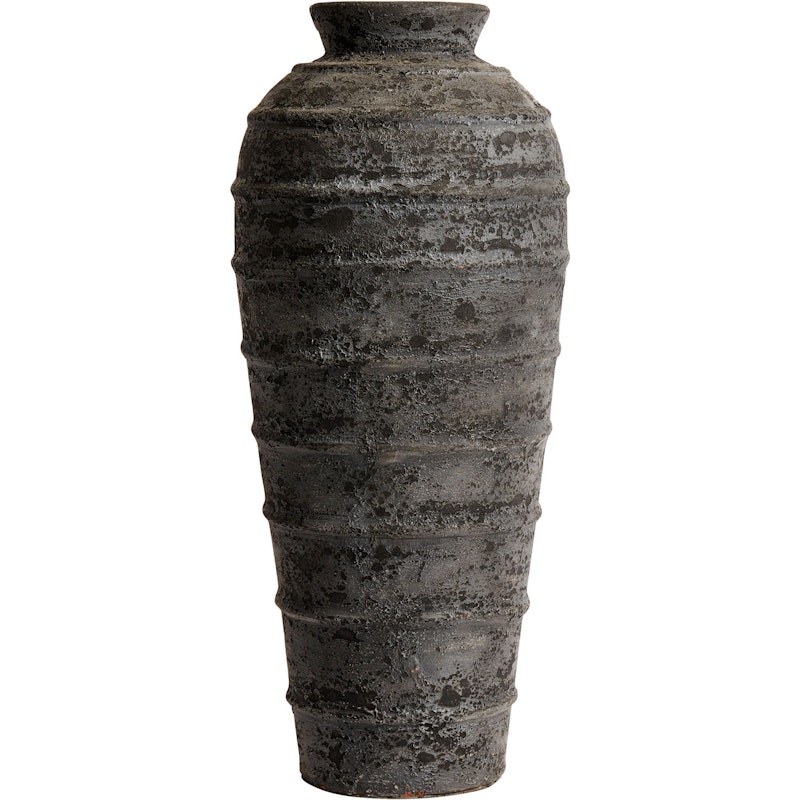 Melancholia Pot Metal Black H80 cm