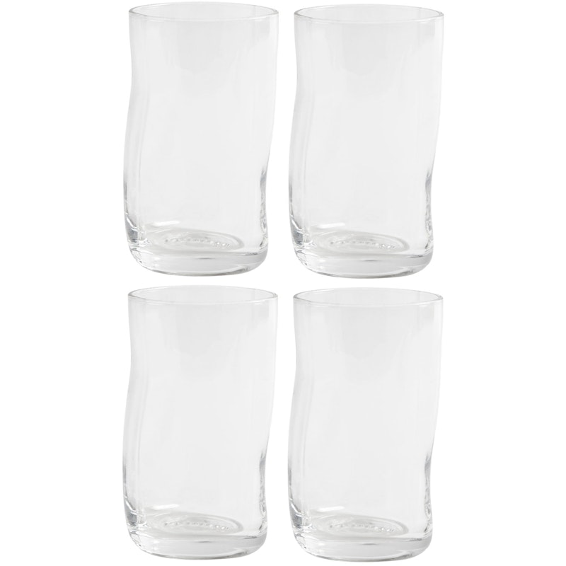 Furo Drinking Glass Clear 4-pack, H13 cm