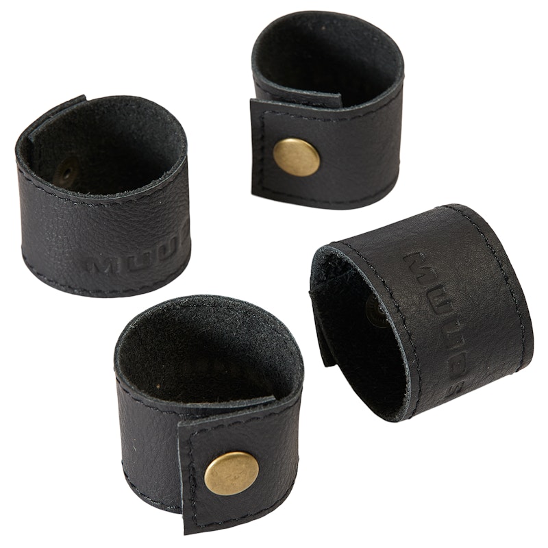 Camou Napkin Rings 4-pack, Black