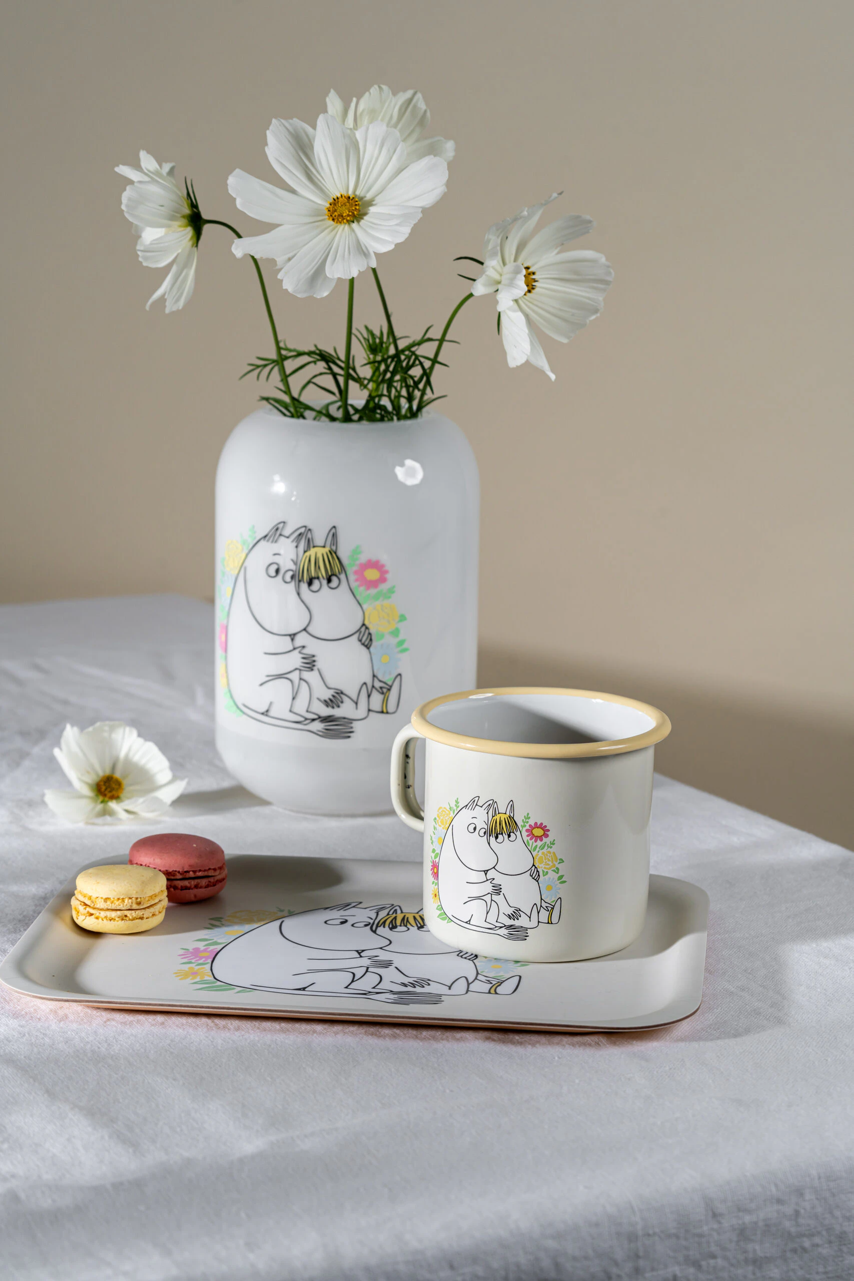 Moomin Enamel Mug - Flowers - Thumbnail 3