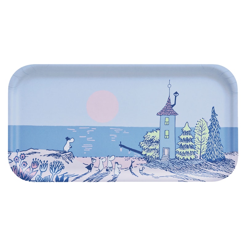 Moomin Tray 22x43 cm, Sunset