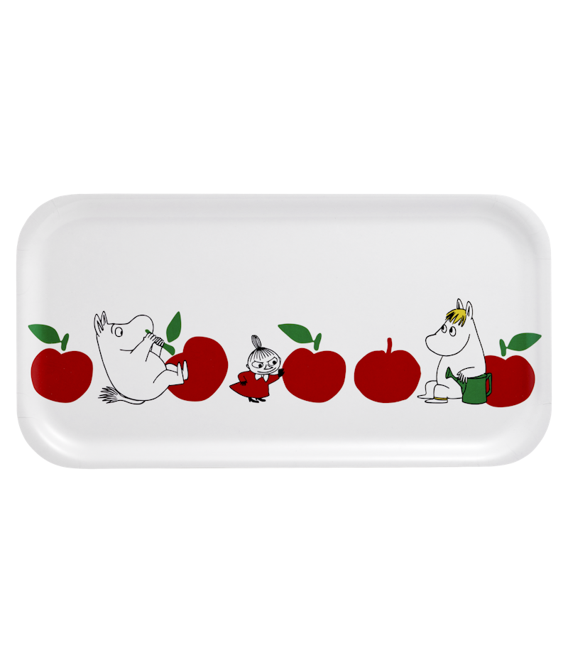 Moomin Joyfull Apples Tray 43x22 cm