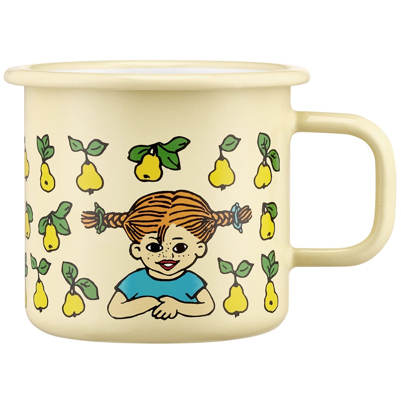 Pippi Fruits Enamel Mug 37 cl