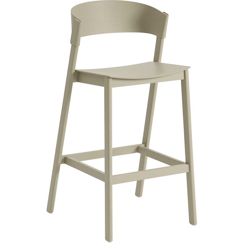 Cover Bar Chair With Backrest 75 cm, Dark Beige