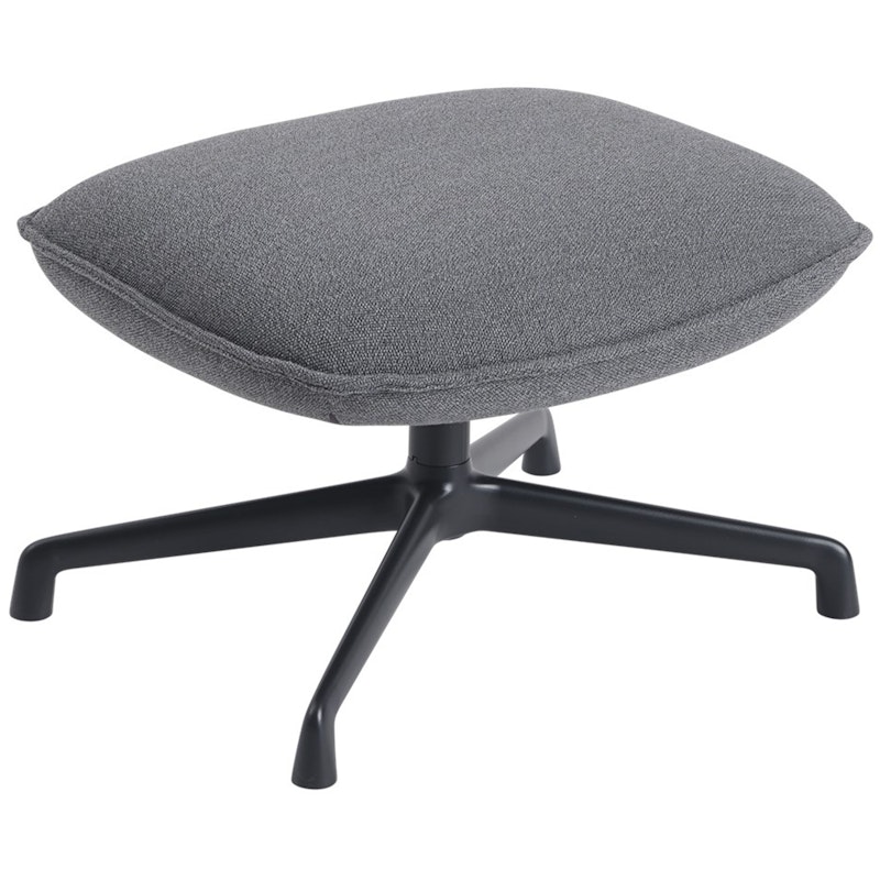 Doze Footstool With Swivel Base, Ocean 80 / Anthracite