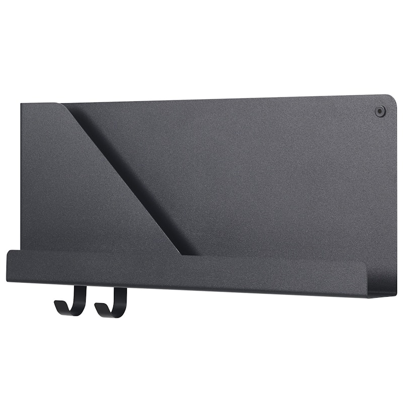 Folded Shelf 22x51 cm, Black