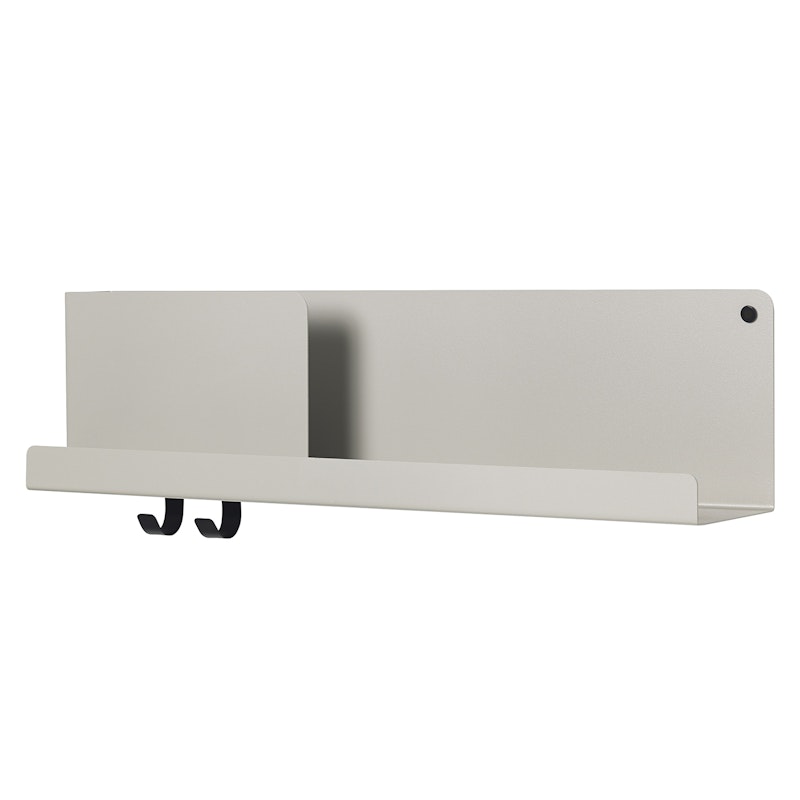 Folded Shelf 16,5x63 cm, Grey