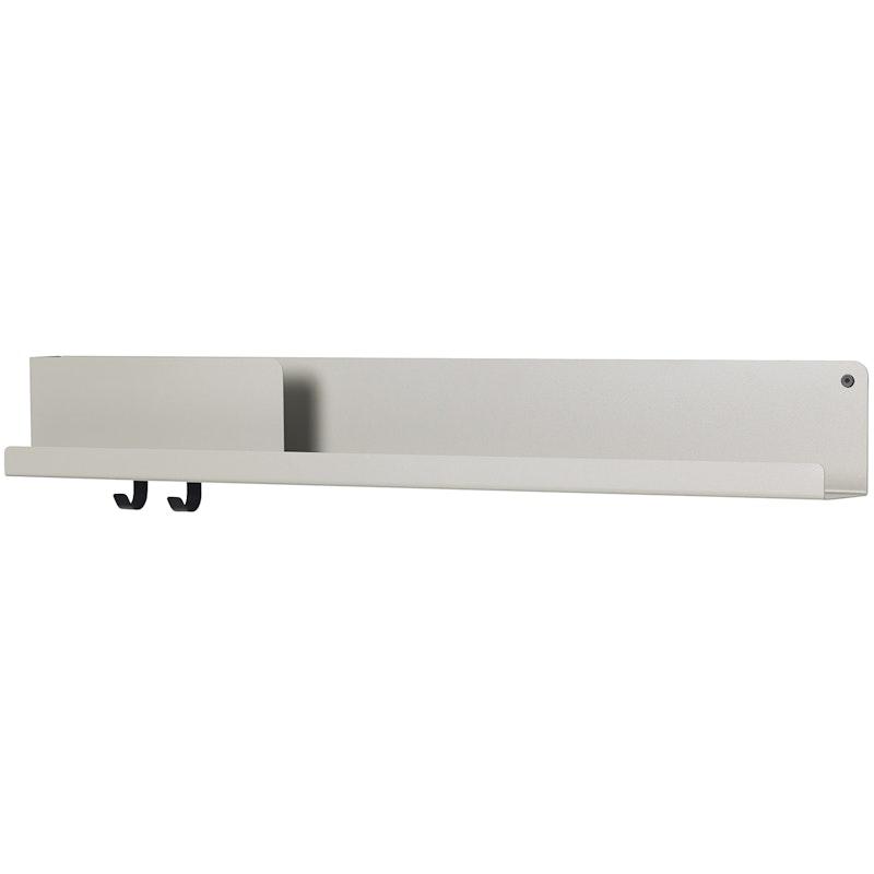 Folded Shelf 22x96 cm, Grey