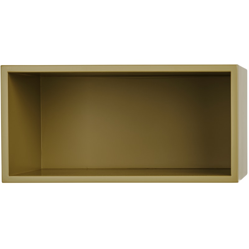 Mini Stacked Shelf S, Brown Green