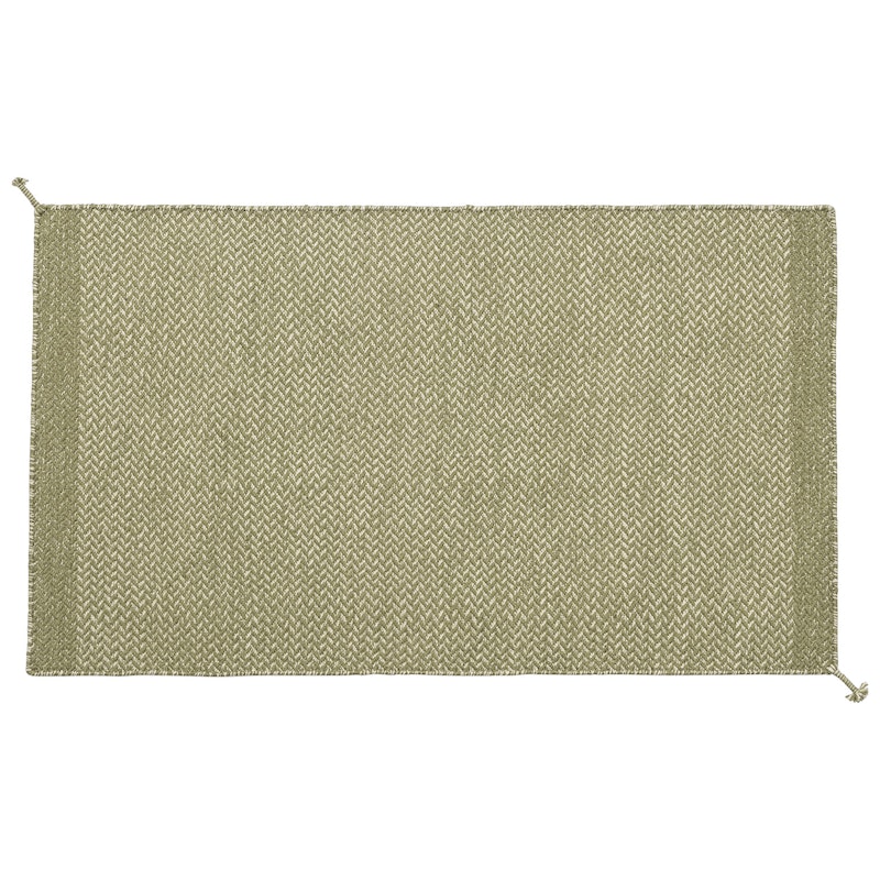 Ply Rug Recycled Polyester Moss Green, 85x140 cm