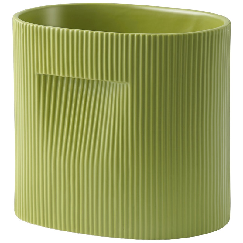 Ridge Planter 24 cm, Moss Green