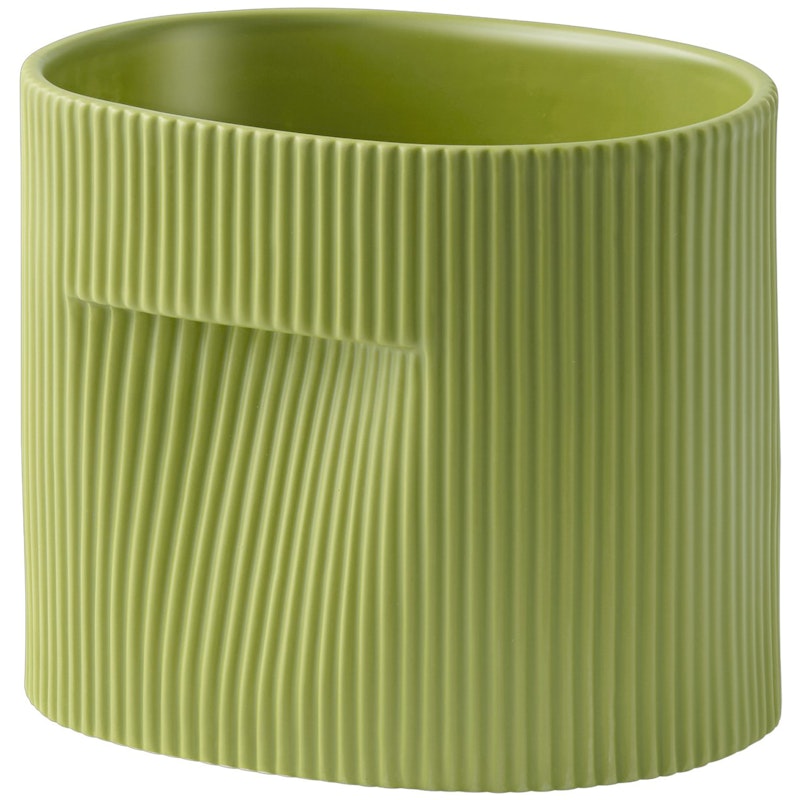 Ridge Planter 15 cm, Moss Green