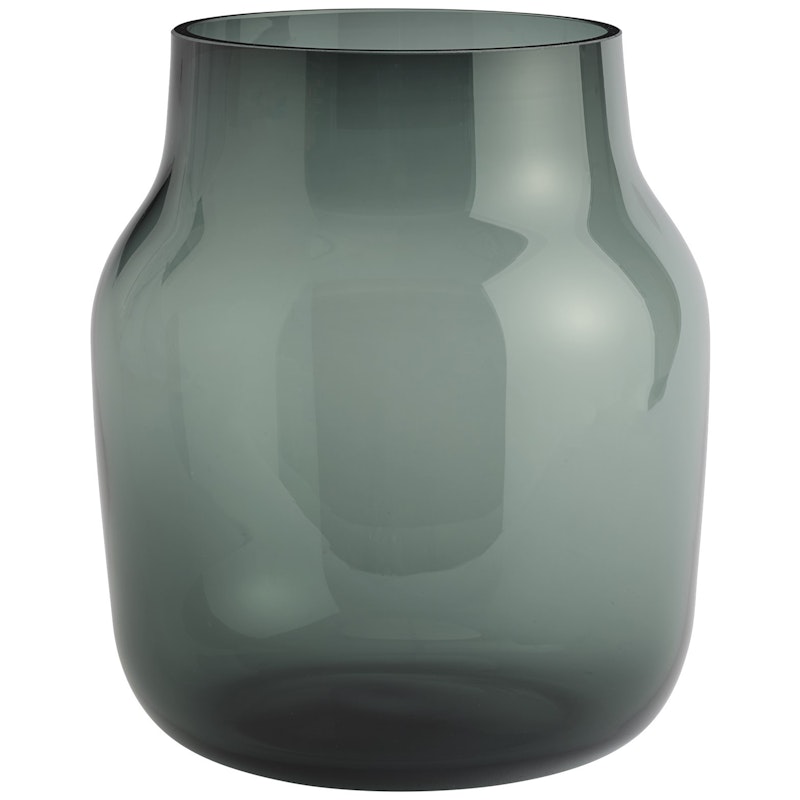 Silent Vase Ø20 cm, Dark Green