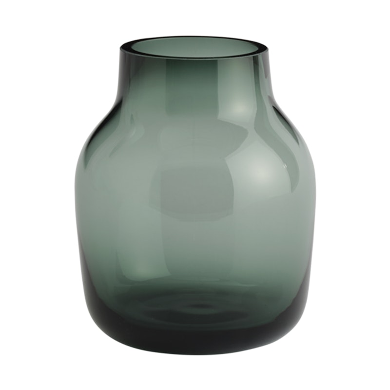 Silent Vase Ø11 cm, Dark Green