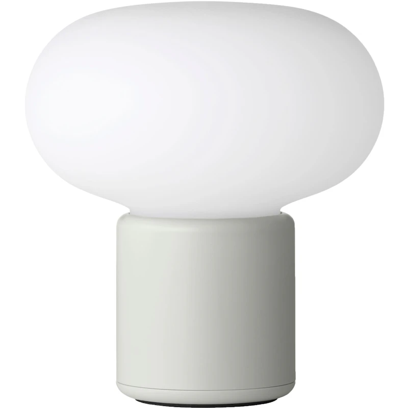 Karl-Johan Table Lamp Portable, Light Grey