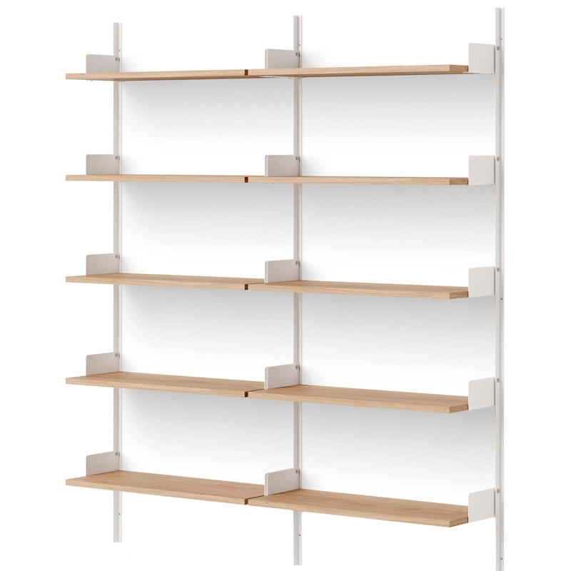 New Works Library Shelf 1900 mm, Oak