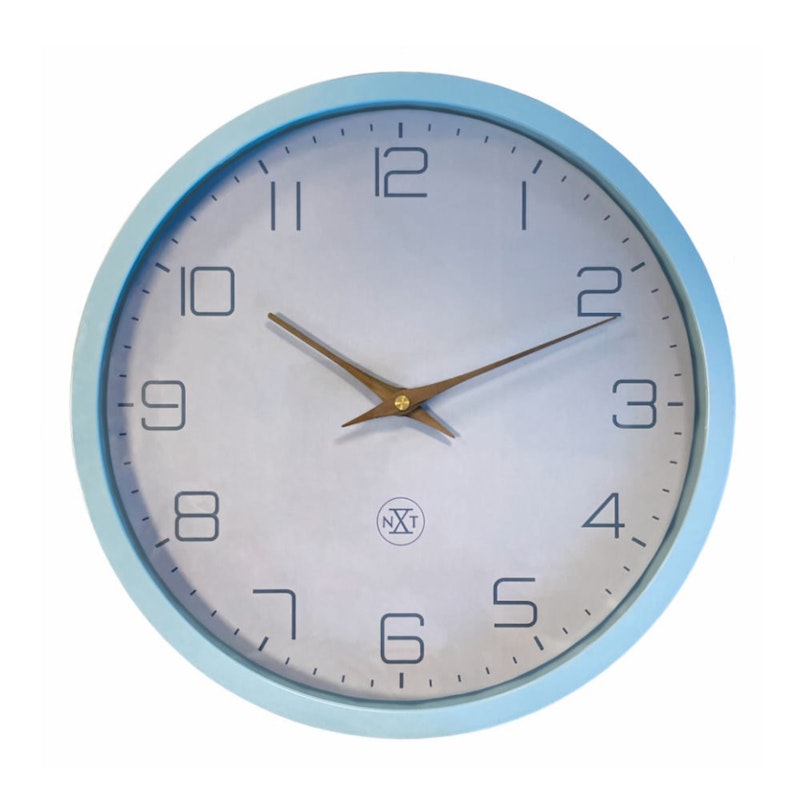 nXt Eco Wall Clock Ø30 cm, Blue