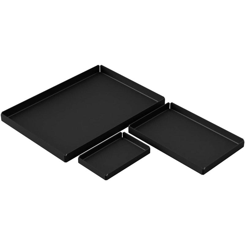 Tray 3-pack, Black