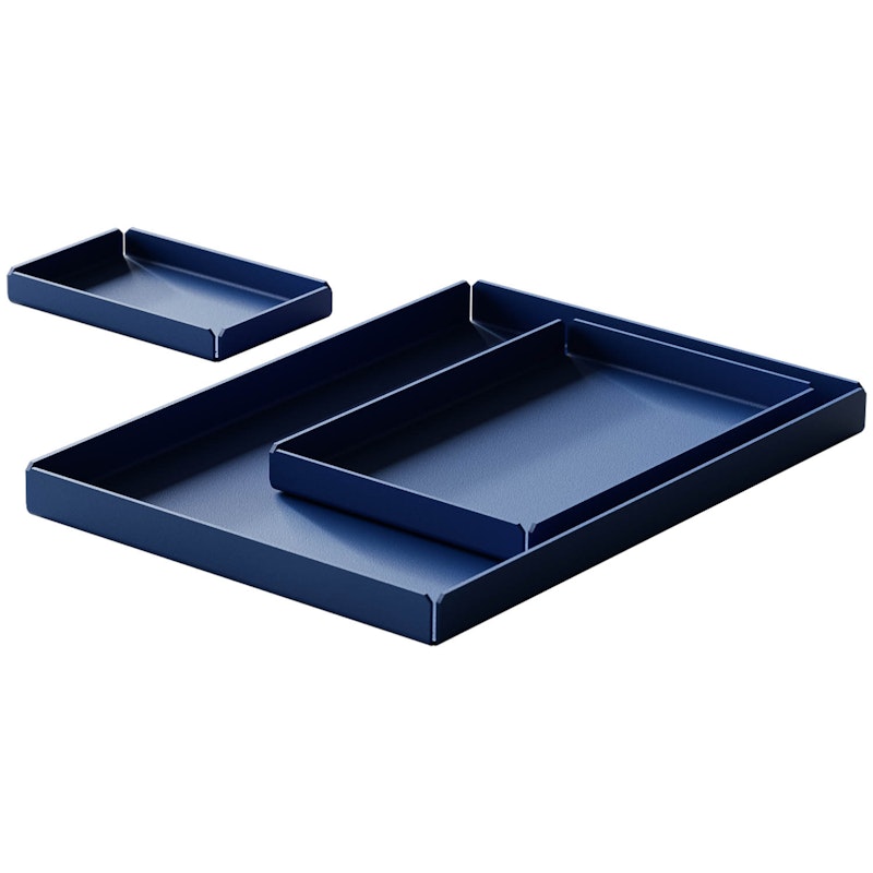 Tray 3-pack, Blue