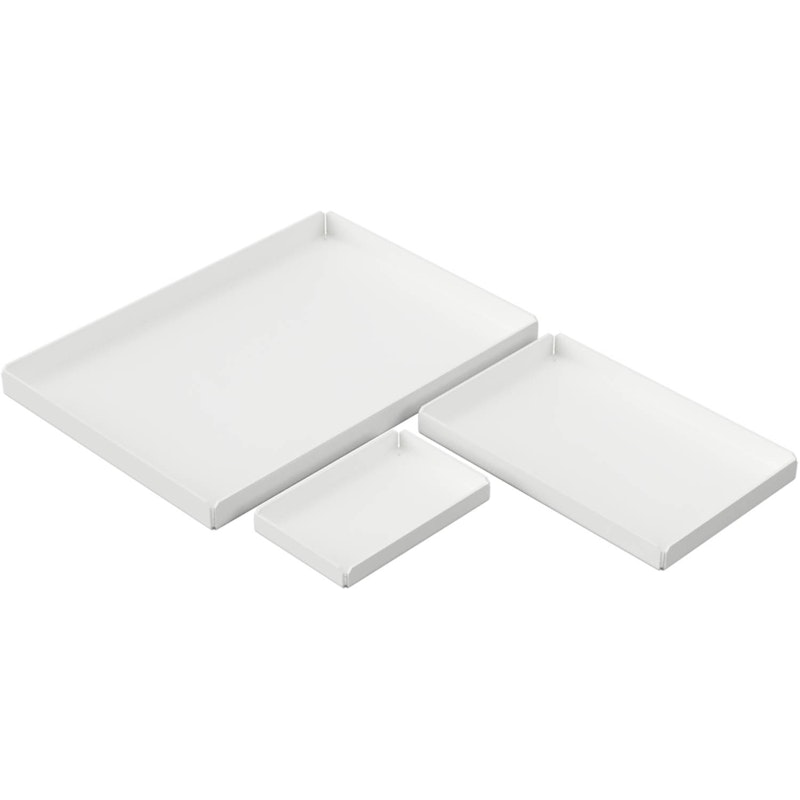 Tray 3-pack, White