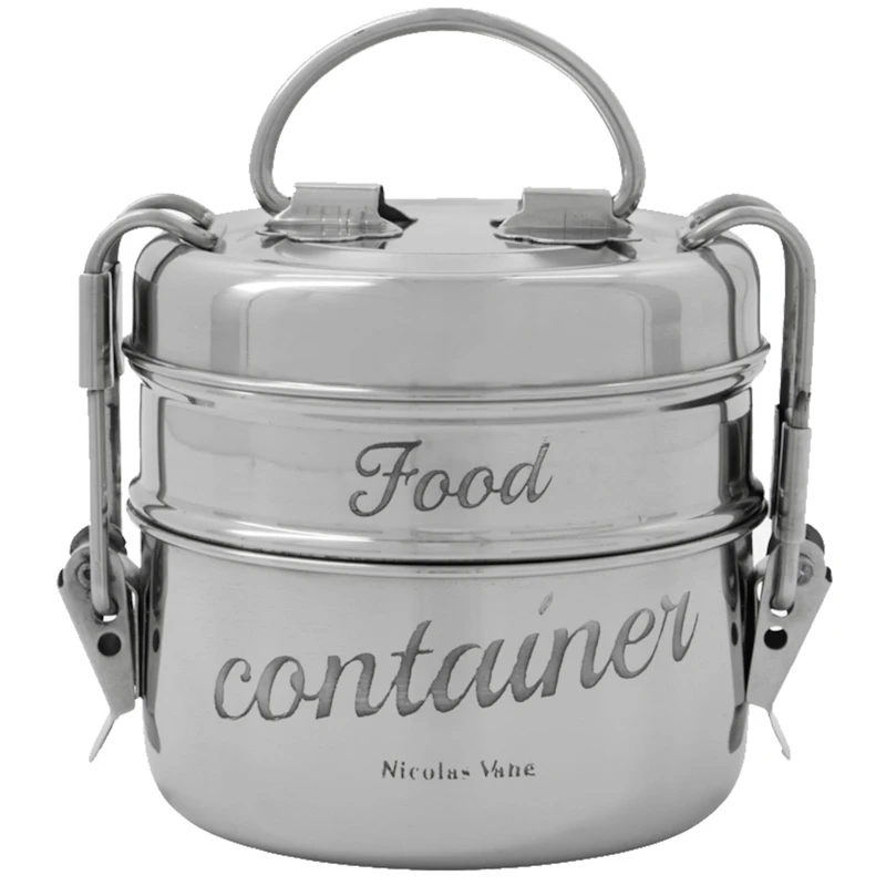 Lunch Box With Two Parts Ø10 cm