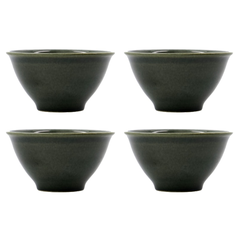 Hala, Grön Bowls Ø12 cm 4-pack, Green Green