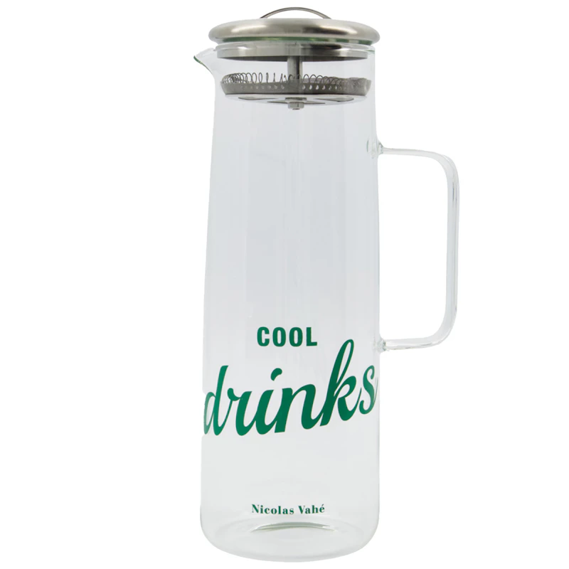 Strain Jug With Lid 1,5 L, Clear