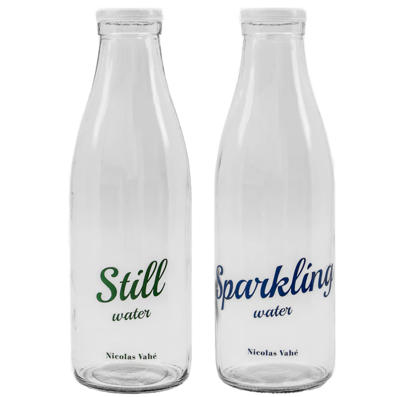 Water Bottle With Lid 2 Pieces